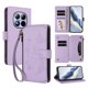thumbnail image 1 of Funda Cartera Mariposa para [Xiaomi Redmi Note 15 Pro Plus 5G] con Soporte y Cremallera Morado claro, 1 of 6