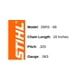 thumbnail image 2 of Cadena para motosierra Stihl 26RS68, 18 pulgadas, 68 eslabones, .325 Pitch, 2 of 7
