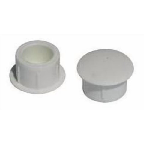 Tapa Tornillo 10 Mm Blanco Bolsa 500 Un Dvp