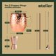 thumbnail image 2 of Vasos De Cobre Moscow Mule Coctel Atelier 500 Ml Set X2, 2 of 10