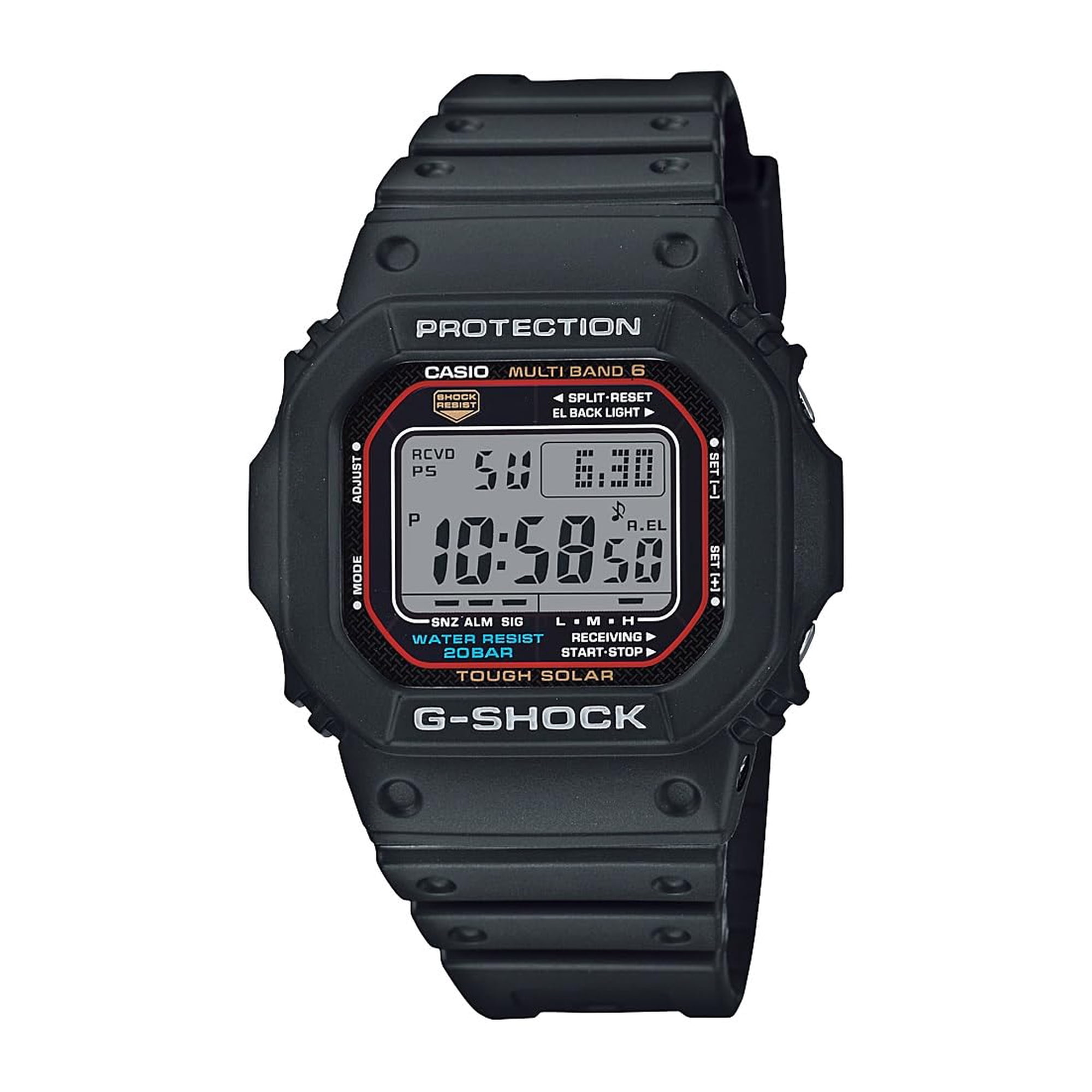 Reloj Deportivo Casio G-shock Gwm5610-1 De Resina Negra Solar Para Hombre