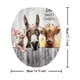 thumbnail image 1 of 1pc Farmhouse Animal Pattern Shower Curtain, Waterproof Shower Curtain With 12 Hooks, Non-Slip Bathroom Rug, Toilet U-Shape Mat, Toilet Lid Cover Pad, Bathroom Decor, 1 of 5