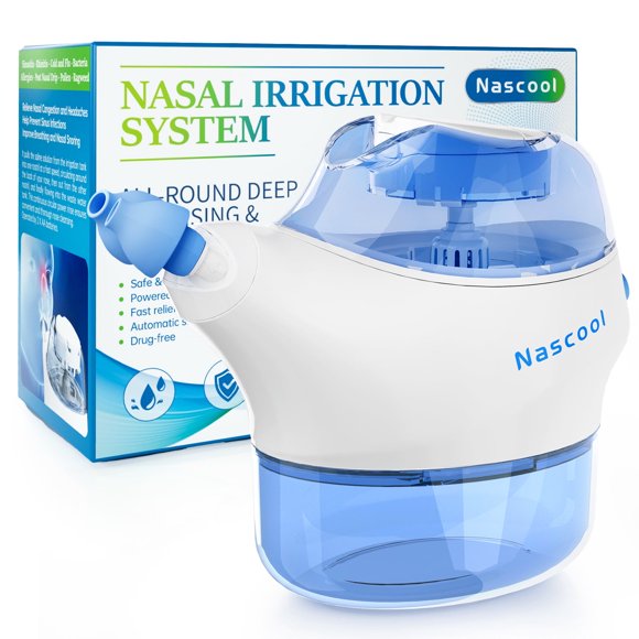 Sistema De Irrigación Nasal Nascool Con 50 Sobres De Sal