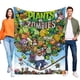 thumbnail image 1 of Plantas vs. Zombis anti-pilling, suave, ligera, esponjosa y acogedora de lujo para hogar y cocina – Perfecta para niños y adultos,70X110cm, 1 of 6