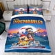 thumbnail image 4 of Los Inseparables Conjunto de sábanas temático, trío de piezas, cómodo y amigable con la piel, diseño único, regalo de decoración para el hogar para familiares, amigos y fans,173cm *218cm, 4 of 6