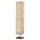 thumbnail image 1 of Lámpara de pie Adesso con base de madera natural de tres luces, regulable, 1 of 7