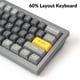 thumbnail image 4 of Teclado Keychron Q4 cableado mecánico personalizado con diseño del 60%, 4 of 9