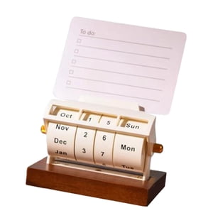 Bothyi - Calendario De Mesa, Accesorios De Fotografía, Calendario Giratorio Para Mesa, Cocina, Oficina, Calendario Con Tarjeta