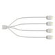 thumbnail image 1 of ARGB Splitter 5V 3Pin 1 A Tres/4 Conector Cable De Alimentación Para PC Computadora De Escritorio 1 A 4, 1 of 5