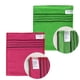 thumbnail image 5 of Juego de toallas de baño exfoliantes asiáticas, 8 piezas, rojo y verde, 5 of 9