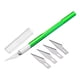 thumbnail image 1 of Bisturi Cortante Tipo Lapiz Con Cuchillas Metal Manualidades verde, 1 of 3