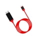 thumbnail image 2 of Adaptador HDMI A USB C Cable USB C A HDMI De 2M Para Monitores Tableta Oficina En Casa Rojo, 2 of 3
