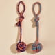 thumbnail image 1 of 1pc Dog Chew Toy For Dog & Cat, Pet Knot Toy, Interactive Dog Toys, Random Color, 1 of 2
