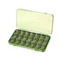 Ioensy - Pastillero Semanal Organizador Pastillero Diario Contenedor De 21 Rejillas Verde