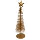 thumbnail image 1 of Set de 2 Adornos para Árbol de Navidad de Metal Dorado con Glitter de 30 cm, 1 of 3