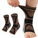 thumbnail image 1 of Tobillera de cobre, soporte de tobillo con infusión de cobre, manga de compresión para hombres y mujeres, 1 of 6