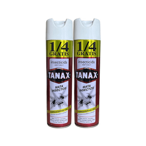 Pack 2 Insecticida Tanax En Aerosol 220Cc Elimina Todo Insecto
