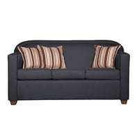 Ruzam Mobel - Sofá 3 Cuerpos Zafiro Negro