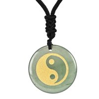 Magideal - Clásico Colgante Yin Yang Tai Joyería De Moda Mano De Obra Exquisita Talismán Colgante Para Bautismos Ropa Diaria Fiestas Cumpleaños Verde