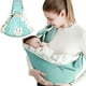 thumbnail image 1 of Canguro Para Bebé, Bebé Ergonomico, Cangurera Portabebé Para Niños De 0 A 24 Meses, Ajustable A Varias Posiciones, Cómodo Y Transpirable, Se Puede Utilizar Como Cobertor De Lactancia (verde), 1 of 6