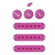 thumbnail image 1 of Juego De Puntas De Interruptor De Perillas Y Cubierta De Pastilla De Guitarra Rosa Oscuro, 1 of 5