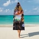thumbnail image 5 of El Gato con Botas Manta Capa con Capucha Anti-Bolitas, Manta de Lana Ártica Suave, Manta Portátil de Felpa Ligera y Lujosa, Poncho para Siesta en Casa y Oficina, 100*130cm, 5 of 6