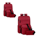 thumbnail image 2 of Mochila Urbana Set De 3 Piezas Notebook, Bandolera, Estuche burdeo, 2 of 2
