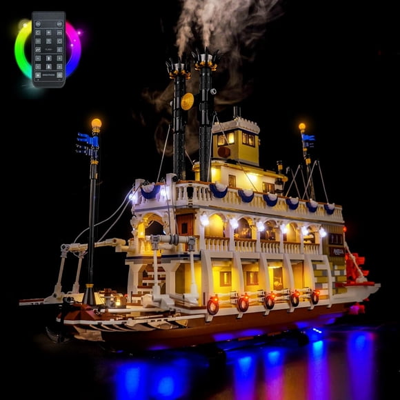 Kit De Luces Compatible Lego 21356 River Steamboat