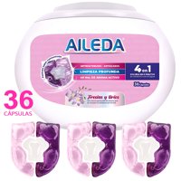 Detergente Para Ropa Envase Aileda Detergente Cápsulas Fresias Y Lirios Antibacterial Caja