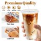 thumbnail image 4 of Vasos de plástico Clawsoff 709 ml con tapas y pajillas – paquete de 100, 4 of 7