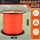thumbnail image 2 of Línea para desbrozadora KAKO de nylon 0,095" naranja, carrete de 450 m, 2,3 kg, 2 of 7