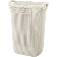 Reyplast - Cesto Canasto Para Ropa Khipu 60 Lts Con Tapa Color Beige