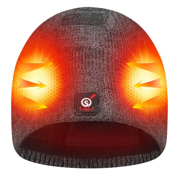 Gorro Sun Will Calefactable Eléctrico Gris