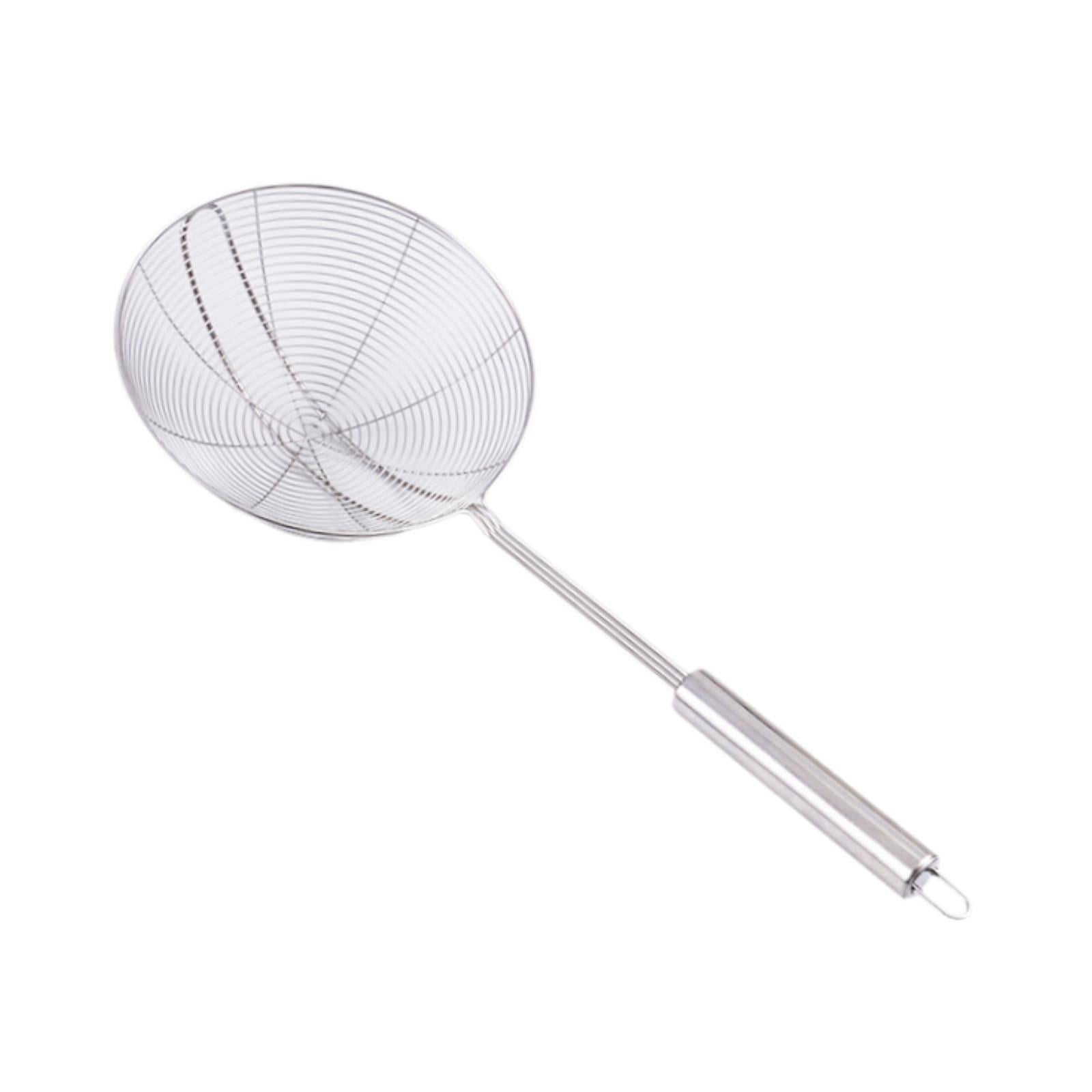 Bothyi - Colador De Malla Para Pastas, Frijoles, Resistente, De Drenaje Rápido, Cucharón Grande