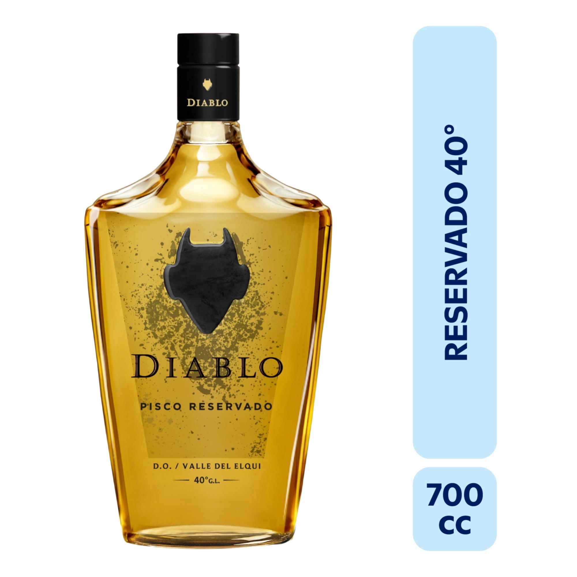 Pisco Reservado 40° Botella 700 cc Pisco Diablo