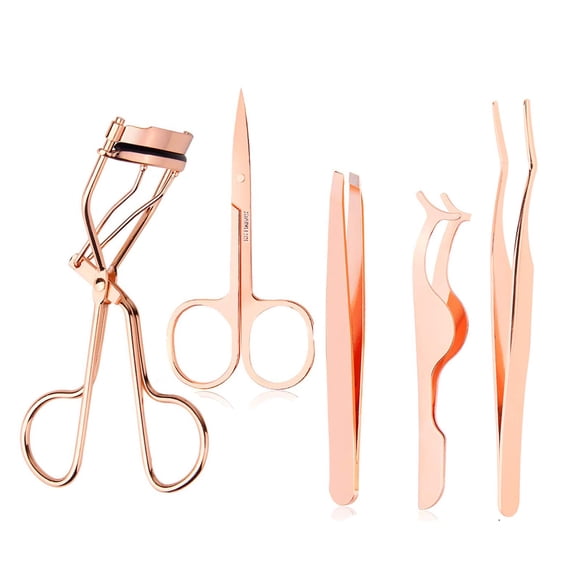 Set de 5 piezas de aplicador de pestañas Arroyner, color oro rosa