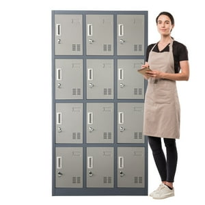 Prochef - Locker Casillero Metalico 3 Cuerpos 12 Puertas