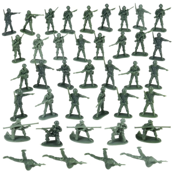 Set Toy Soldiers U.S. Toy Green Army para hombre, 36 piezas, más de 3 años