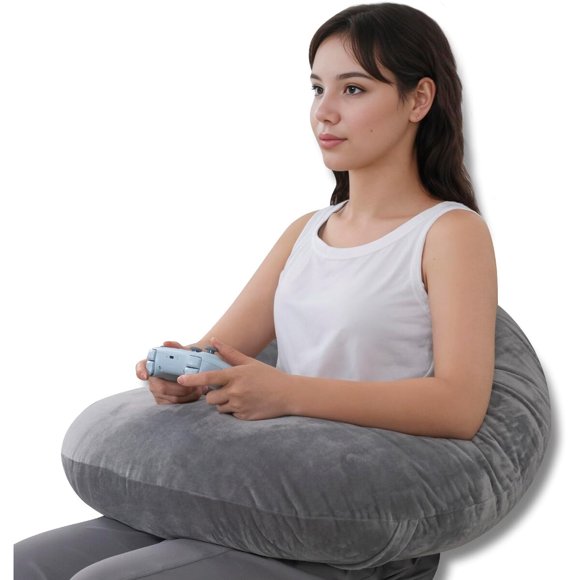 QUEEN ROSE Reading Pillow, Gaming Pillow for Lap, Sitting In