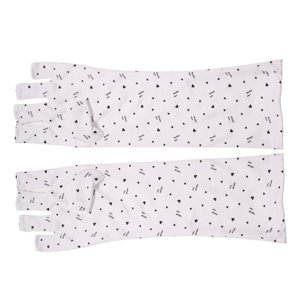 Ioensy - 2X Guantes De Manicura Guantes De Protección Solar Para Hacer Gel Nail Art Proteger Las Manos Largas
