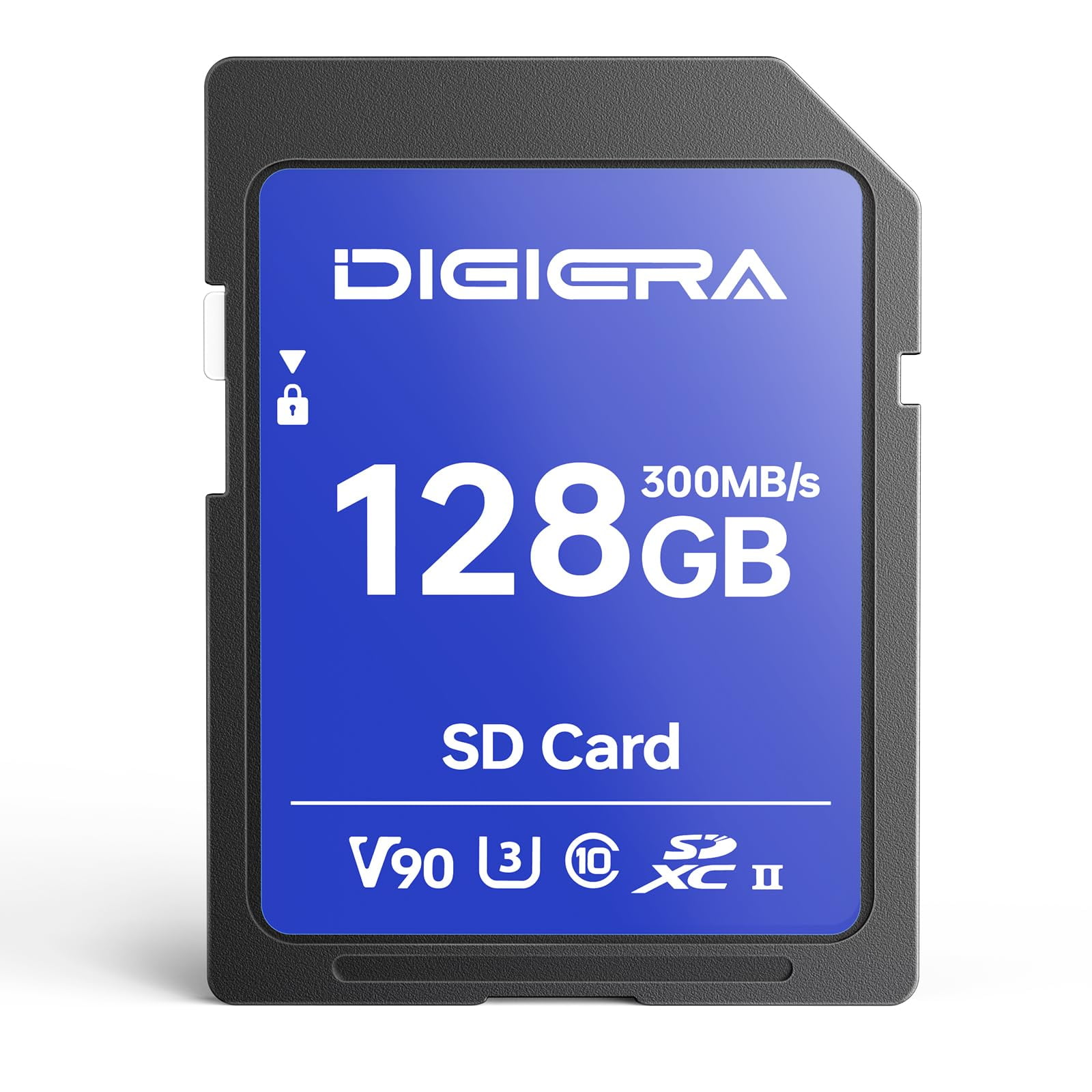 Tarjeta Sd Digiera Lsu200 128gb Uhs-ii 300mb/s C10 V90 U3