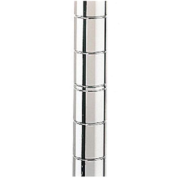 Postes de Estantería de Alambre KPS 188 cm Cromado – Pack de 4