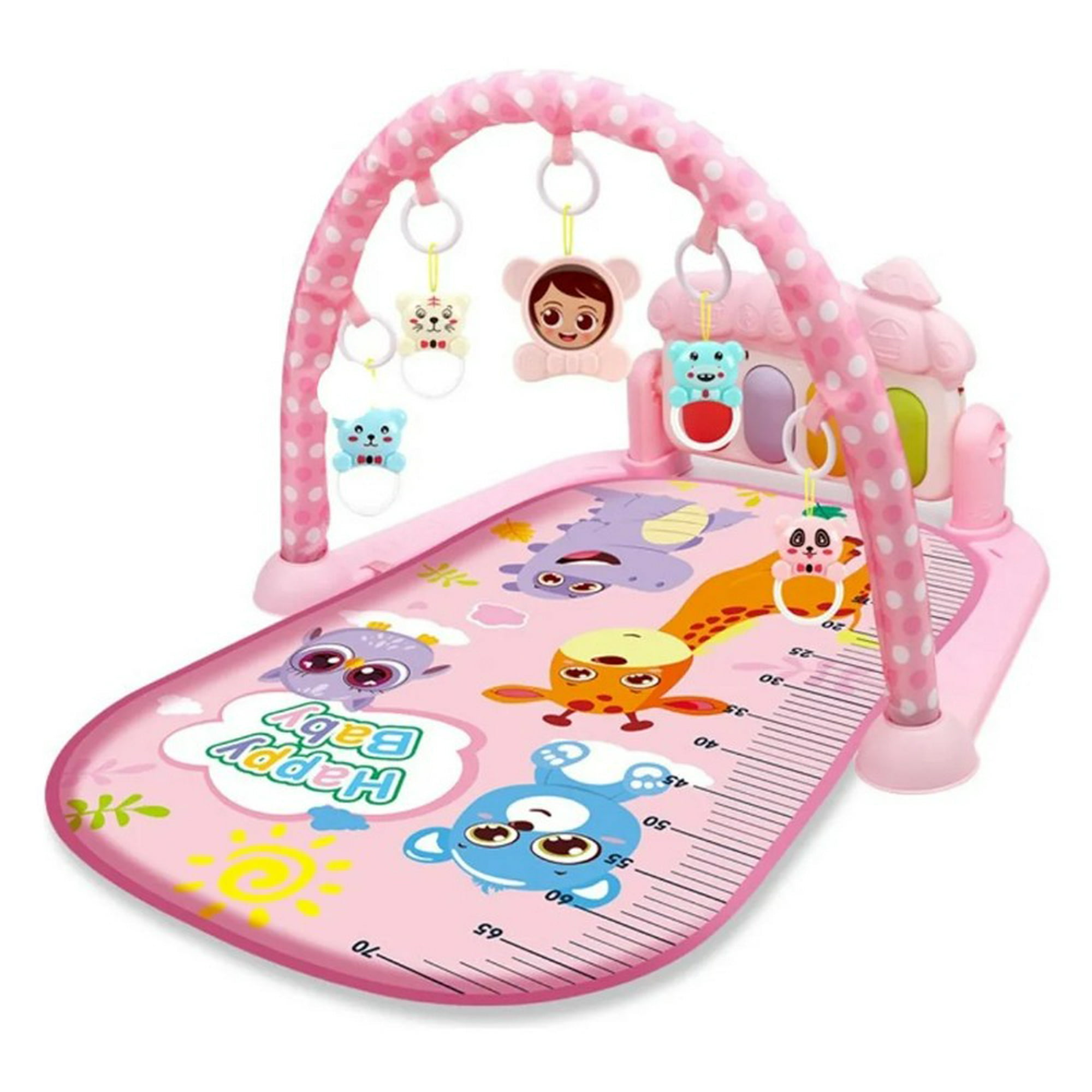 Play Gym - Gimnasio Musical Para Bebe 3 En 1 Rosado