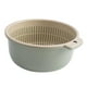 thumbnail image 2 of Canasto De Drenaje Para Lavado De Verduras, Colador De Cocina, Cuenco Para Ensaladas, Espagueti, Pequeño, Verde, 2 of 3