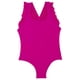 thumbnail image 3 of Traje de baño de niña vuelos rosado brillante Talla 14, 3 of 5