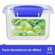 thumbnail image 2 of Pack 12 Tapers Rectangulares Sistema Azul 400 ml, 2 of 4
