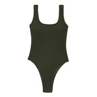 Ioensy - Traje De Baño Con Almohadillas En El Pecho Ropa De Playa Tanga Trajes De Baño Mujer S Verdoso