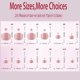 thumbnail image 5 of Uñas postizas para pies OPkssnails 216 piezas forma cuadrada corta rosa, 5 of 6