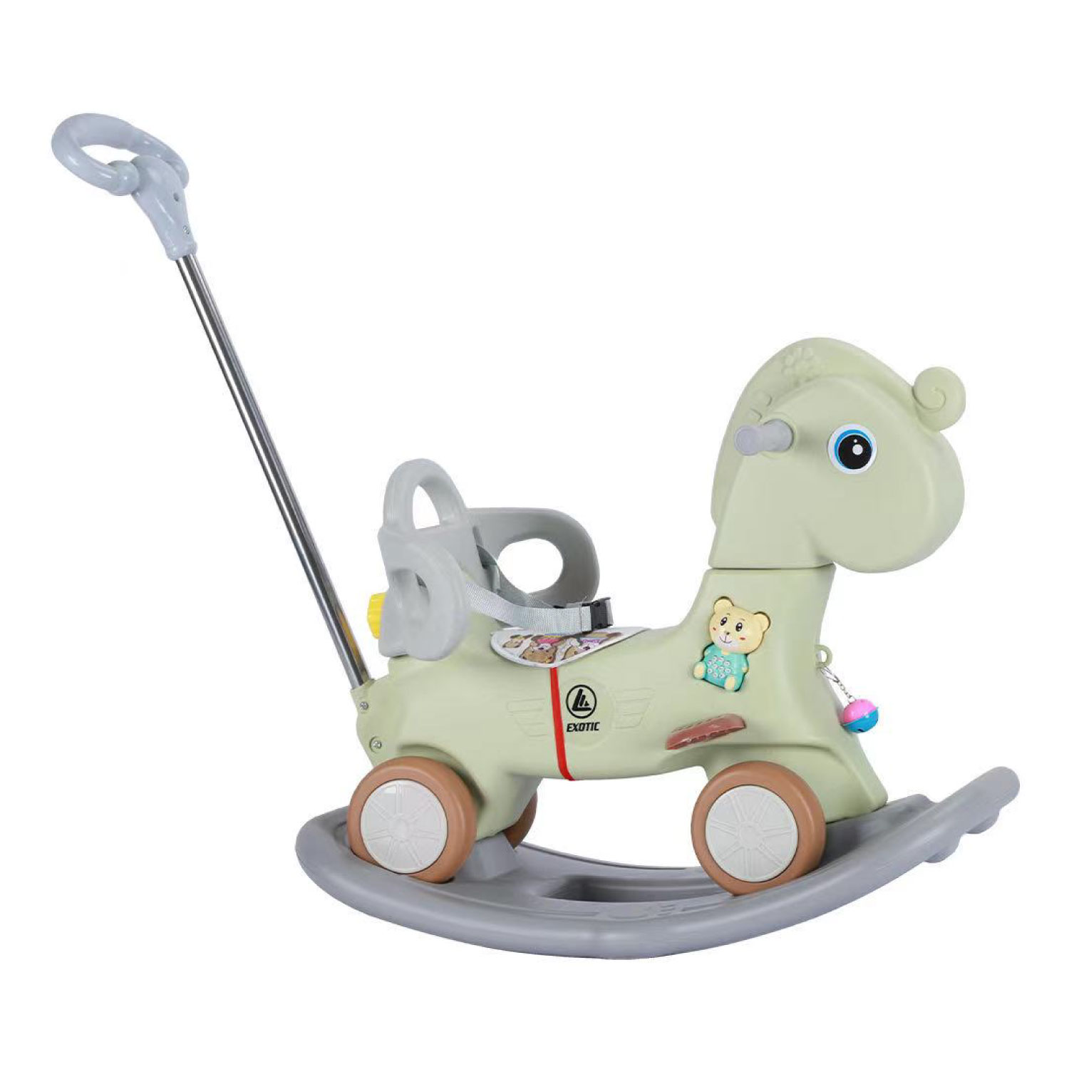 Mundo Online - Mecedora Andador Con Mango 2 En 1 Caballito