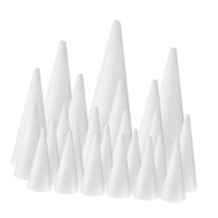 Magideal - 8 Piezas Conos De Espuma Para Crear Árboles Navideños Y Decoraciones Fiestas Material Versátil Fácil De Personalizar Adecuado Para Bodas Y Proyectos Estilo D